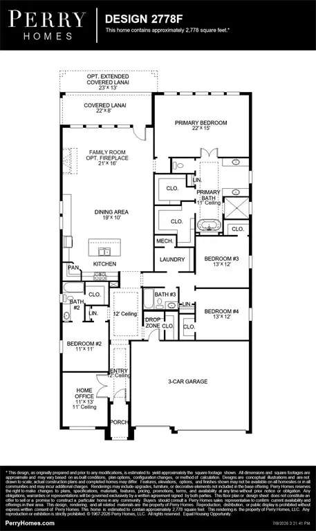 Floorplan - 2995 Blueberry Bend St, Wimauma, FL 33598 photo 1 of 1