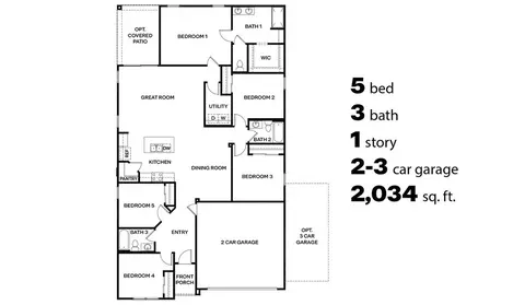 Floorplan - 780 W Lexington St, Vail, AZ 85641 photo 1 of 1