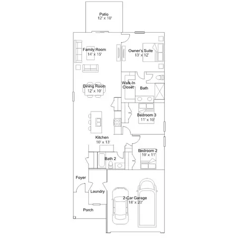 Floorplan - 1273 Patchouli Loop, Longs, SC 29568 photo 1 of 2