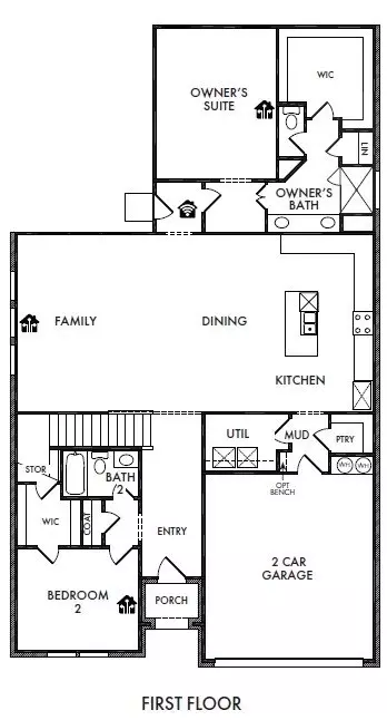 Floorplan - 111 Aston Way, Terrell, TX 75160 photo 2 of 2