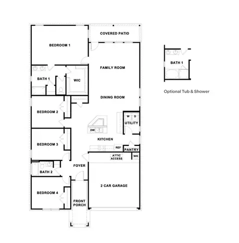 Floorplan - 2140 Ghost Rider Ct, Leander, TX 78641 photo 1 of 1