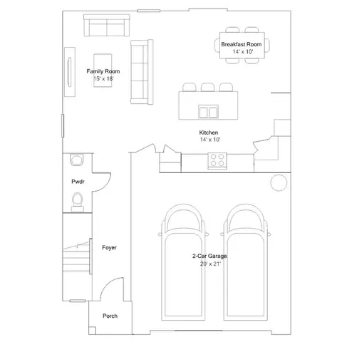 Floorplan - 307 Broadway Ave, Gaston, SC 29053 photo 1 of 2