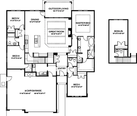 Floorplan - 497 N Morehouse Ave, Eagle, ID 83616 photo 1 of 1