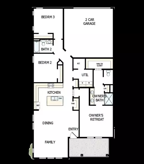 Floorplan - 724 Windchime St, Yulee, FL 32097 photo 1 of 1
