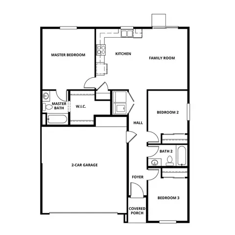 Floorplan - 2148 Rick Dr, Linda, CA 95901 photo 1 of 1