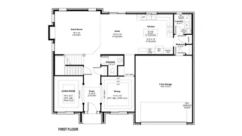 Floorplan - 930 E Drahner Rd, Oxford, MI 48371 photo 1 of 2