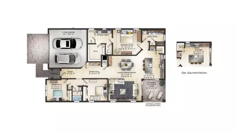 Floorplan - 2856 Willowseed Ln, Saint Cloud, FL 34772 photo 1 of 1