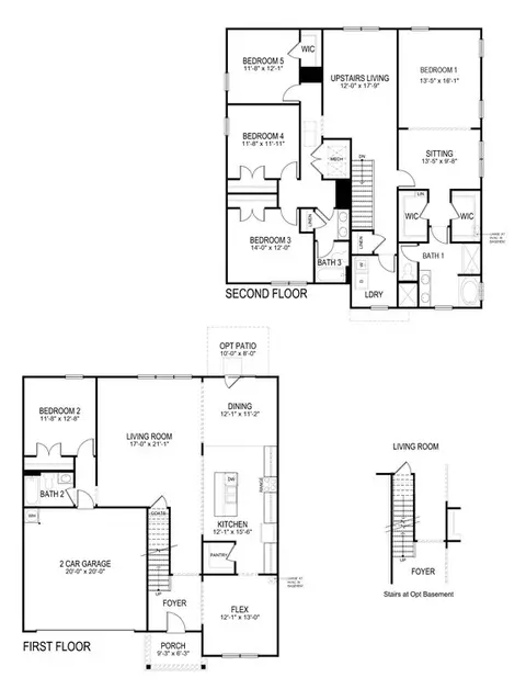 Floorplan - 23 Hampton Ter, Dallas, GA 30157 photo 1 of 1