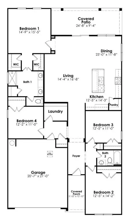 Floorplan - 1833 Kennerly Rd, Irmo, SC 29063 photo 1 of 1