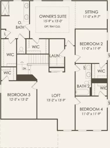Floorplan - 3163 Vineyard Ln, Aurora, IL 60502 photo 2 of 4