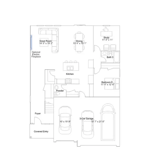 Floorplan - 1414 Covington Blvd, Franklin, IN 46131 photo 3 of 5