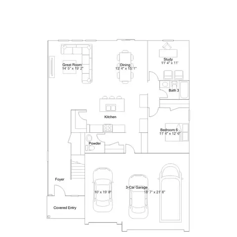 Floorplan - 1414 Covington Blvd, Franklin, IN 46131 photo 1 of 5