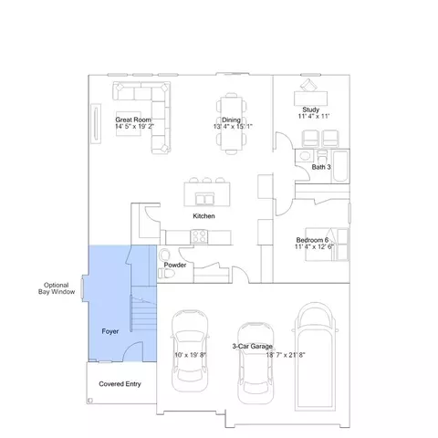 Floorplan - 1414 Covington Blvd, Franklin, IN 46131 photo 2 of 5