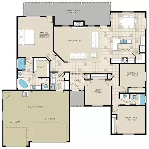 Floorplan - Alan Ladd Dr, Kingman, AZ 86409 photo 1 of 2