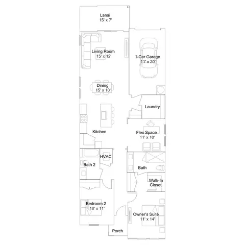 Floorplan - 5393 Tempest Way, Clermont, FL 34714 photo 2 of 2