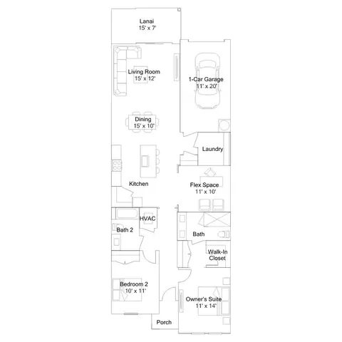 Floorplan - 5393 Tempest Way, Clermont, FL 34714 photo 1 of 2