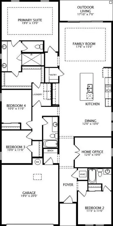 Floorplan - 95 Cypress Bluff Way, Saint Augustine, FL 32084 photo 1 of 1