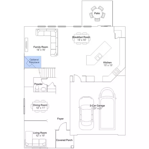 Floorplan - 267 Foxglade Dr, Gilbert, SC 29054 photo 4 of 6