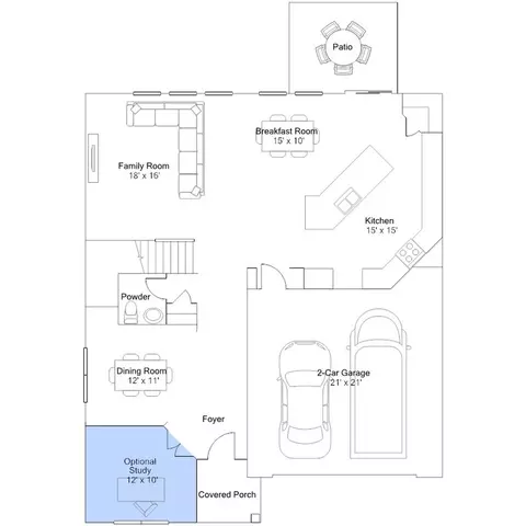 Floorplan - 267 Foxglade Dr, Gilbert, SC 29054 photo 3 of 6