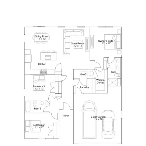 Floorplan - 26030 E Old Gate Dr, Millsboro, DE 19966 photo 3 of 4