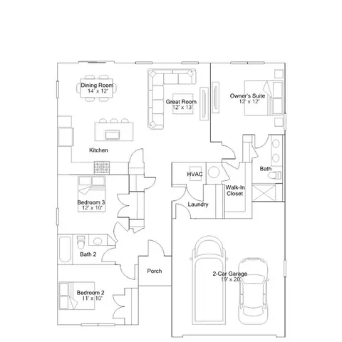 Floorplan - 26030 E Old Gate Dr, Millsboro, DE 19966 photo 2 of 4