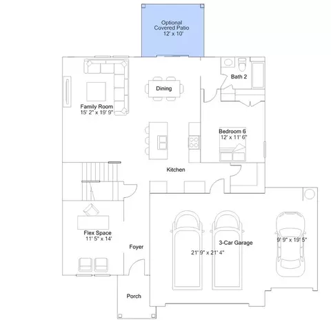 Floorplan - 609 Mabry Creek Ln, Jackson, GA 30233 photo 2 of 3
