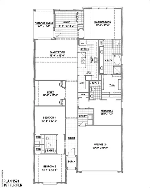 Floorplan - 4801 Triadic Ln, Prosper, TX 75078 photo 1 of 3