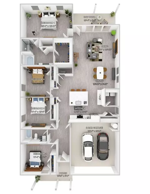 Floorplan - 15504 Rocco Dr, Baker, LA 70714 photo 1 of 2