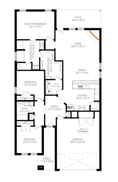 Floorplan - Undisclosed, Lubbock, TX 79416 photo 1 of 1