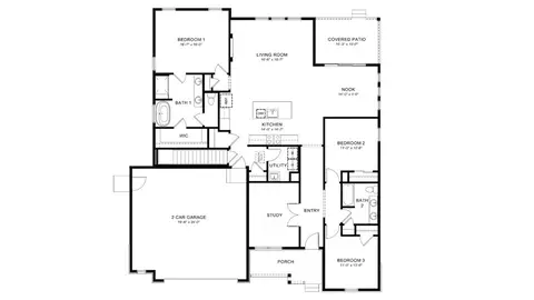Floorplan - 957 Andrews Crest Dr, Berthoud, CO 80513 photo 1 of 1