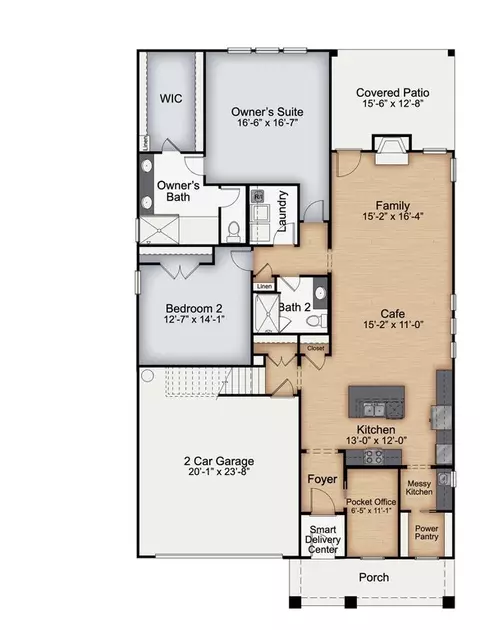 Floorplan - 88 Knotts Loop, Lillington, NC 27546 photo 1 of 1