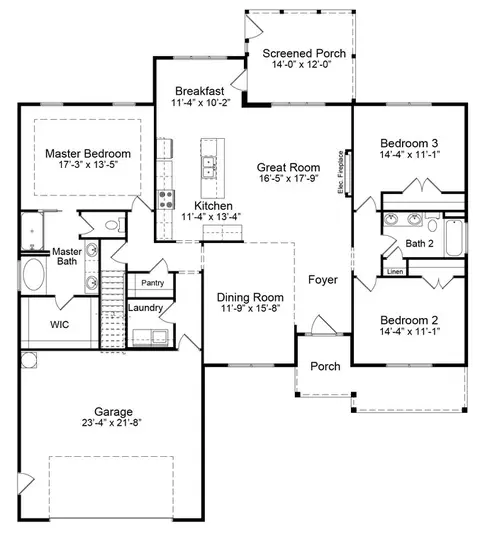 Floorplan - 1488 Evans Rd, Princeton, NC 27569 photo 1 of 1