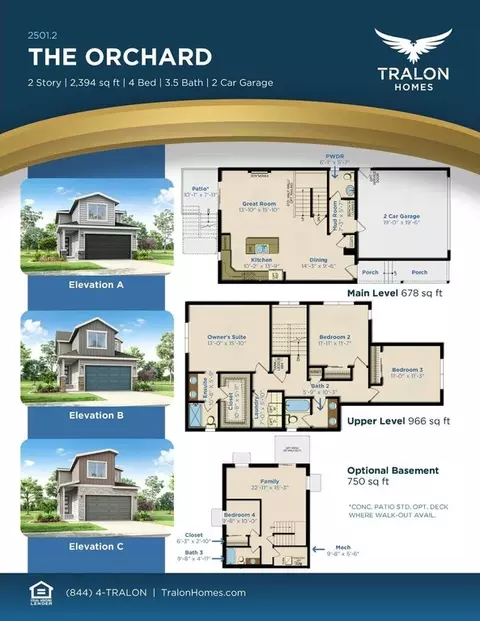 Floorplan - 13502 Arriba Dr, Peyton, CO 80831 photo 1 of 1