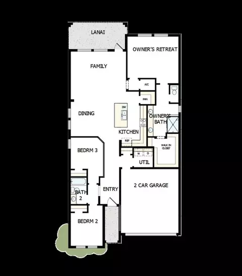 Floorplan - 6110 Sacred Oak Ave, Mount Dora, FL 32757 photo 1 of 1