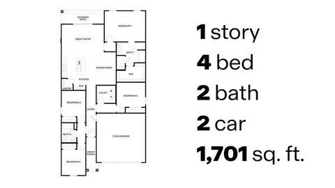 Floorplan - 9852 E Gray Hawk Dr, Tucson, AZ 85730 photo 1 of 1