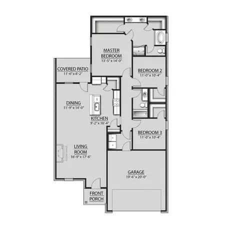 Floorplan - 102 Harveston Way, Scott, LA 70583 photo 1 of 1