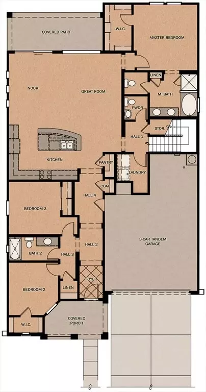 Floorplan - 4260 E Jones St, Gilbert, AZ 85296 photo 1 of 1