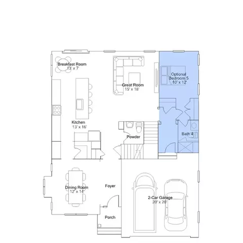 Floorplan - 4005 Aydon Pl, White Plains, MD 20695 photo 4 of 14
