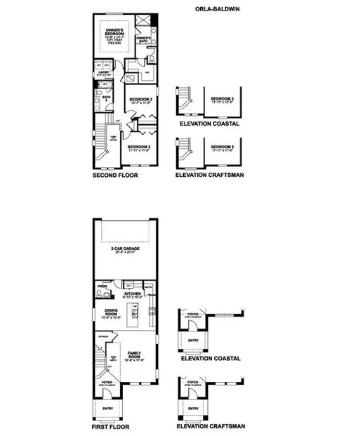 Floorplan - 5043 Prairie Preserve Run, Saint Cloud, FL 34772 photo 3 of 4