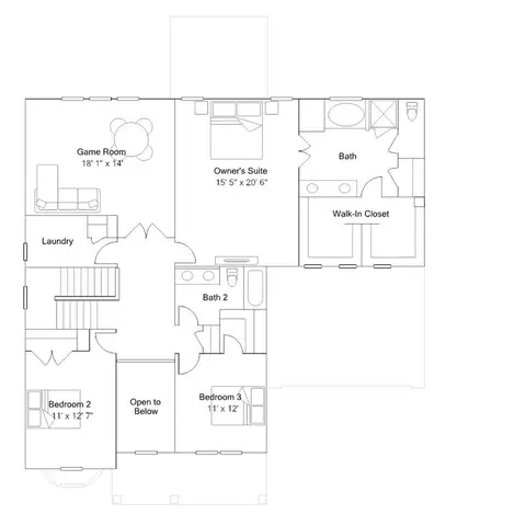Floorplan - 111 Stoddard Ln, Garner, NC 27529 photo 7 of 7