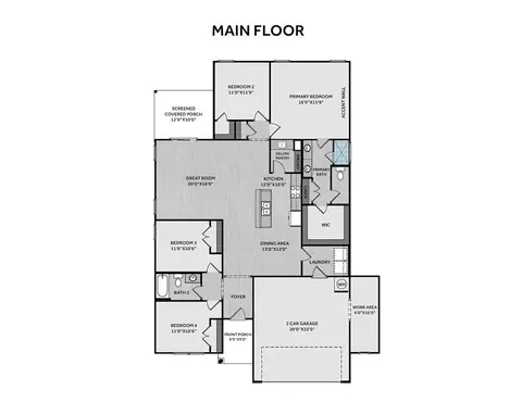Floorplan - 4145 Workman Loop, Leland, NC 28451 photo 1 of 1