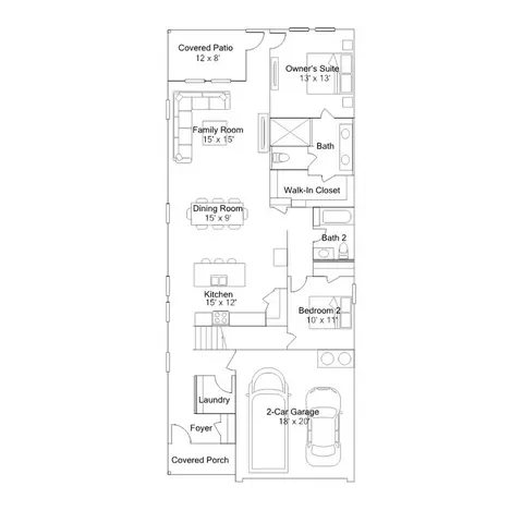 Floorplan - 3346 Mindfullness Dr, Clermont, FL 34714 photo 1 of 2