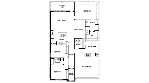 Floorplan - 2 E Fredonia St, Mayflower, AR 72106 photo 1 of 1
