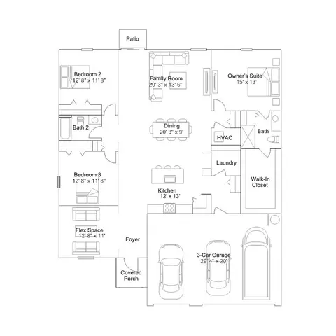 Floorplan - 8059 SW 45th Ct, Ocala, FL 34476 photo 1 of 1