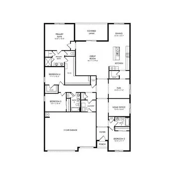 Floorplan - 14069 Rustic Farm Rd, Hudson, FL 34669 photo 1 of 1