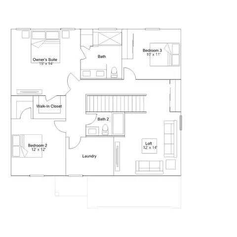 Floorplan - 1610 Sawgrass Ln, Beecher, IL 60401 photo 3 of 4
