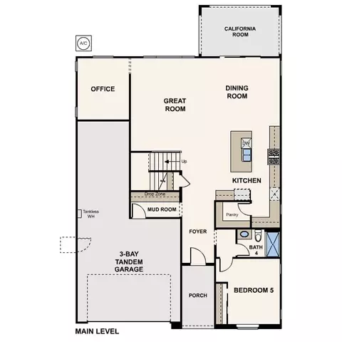 Floorplan - 8553 Tamarack, Chino, CA 91708 photo 1 of 2