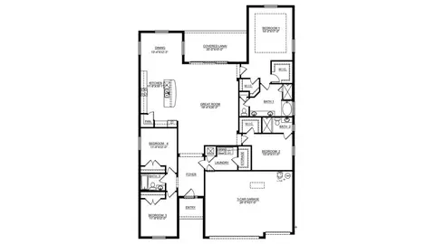 Floorplan - 4428 SW 69th St, Ocala, FL 34474 photo 1 of 1