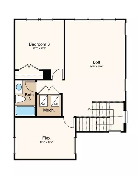 Floorplan - 15640 Cassio Way, Naples, FL 34114 photo 2 of 2