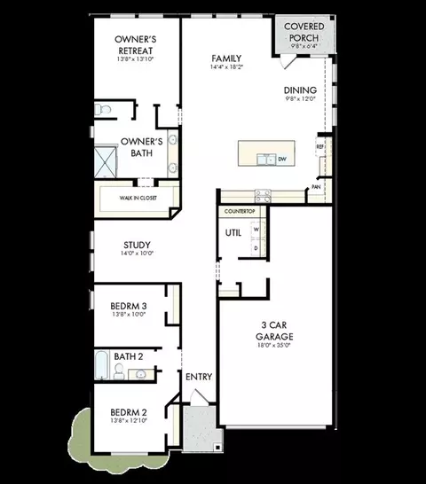 Floorplan - 9415 Forest Ground Ave, Conroe, TX 77301 photo 1 of 1